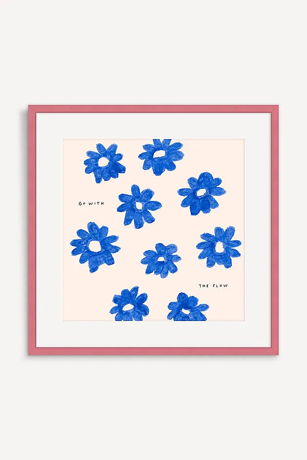Go With the Flow Wall Art - Blue product