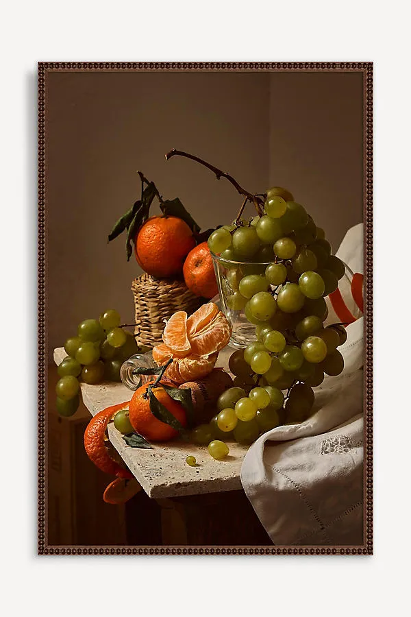 Green Grapes & Clementines Wall Art product