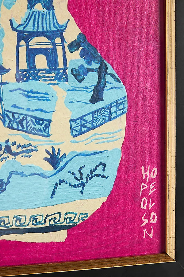 Hope Olson Chinoiserie in Blue Wall Art product