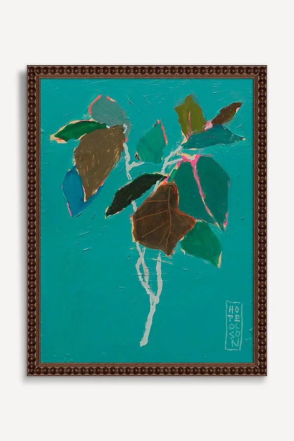 Hope Olson Lemon Leaf Wall Art - Blue product