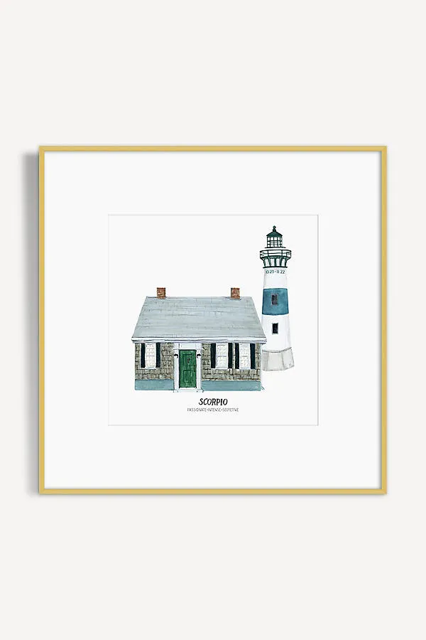 Houses of the Zodiac Wall Art - Grey product
