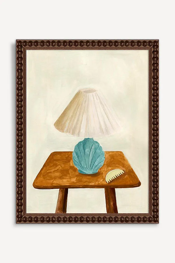 Isabelle Vandeplassche Shell Lamp Wall Art - White product