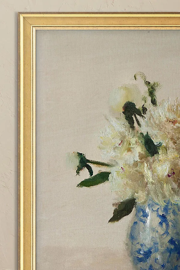 James Zamora Peonies in a Ceramic Vase Framed Wall Art product