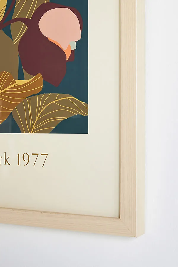 Jardin de Fleurs New York 1977 Wall Art - Blue, Acrylic product