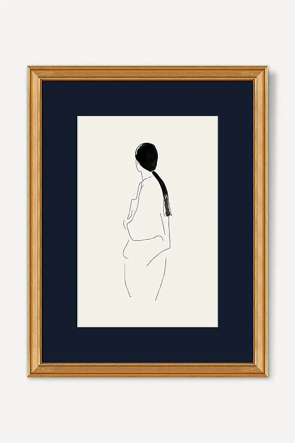 Karolina Székely Minimalist Figure Wall Art - Black product