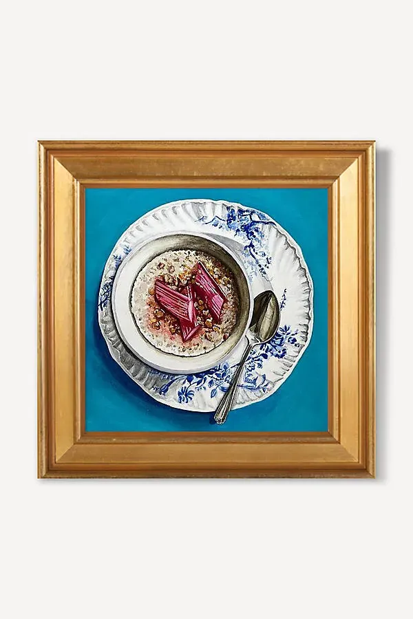 Kelly Preedy Rhubarb Rhubarb Wall Art - Blue product
