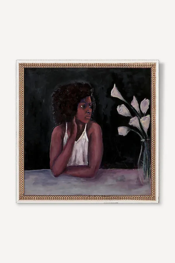Kerream Jones Mysterious Beauty Wall Art - Black product