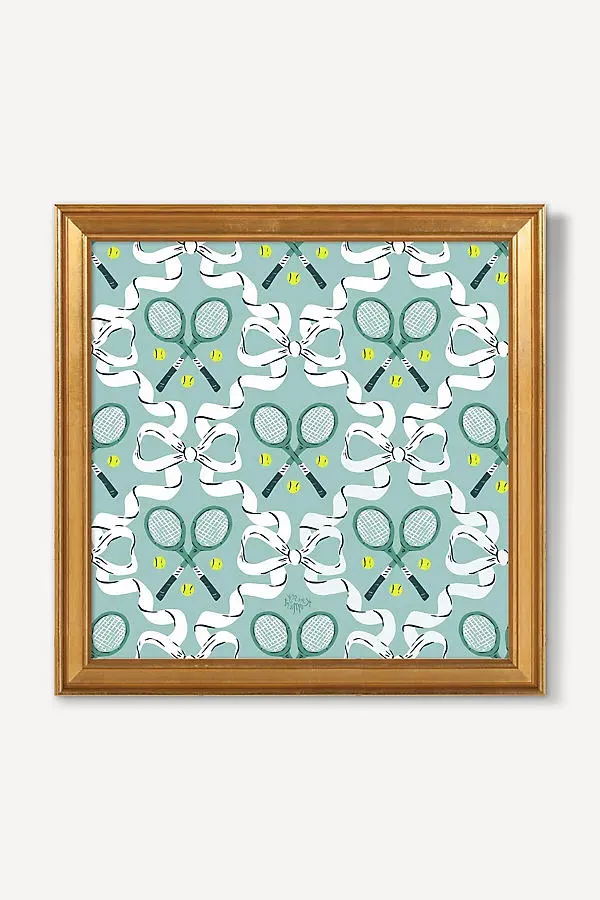Krissy Mast Tennis Trellis Wall Art - Green product