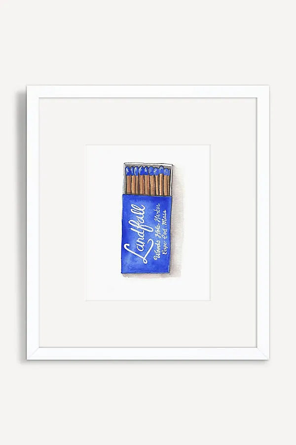Larsen McDowell Landfall Matchbook Wall Art - Blue product