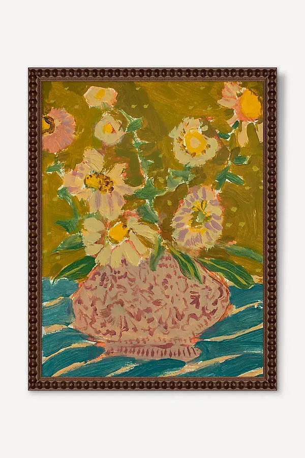 Laura McCarty Potted Florals in Mauve Wall Art product