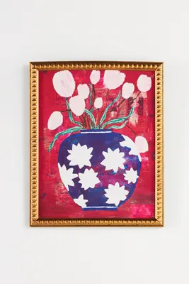 Leslie Spann Berry, Blue & White Wall Art - Gold, Acrylic product