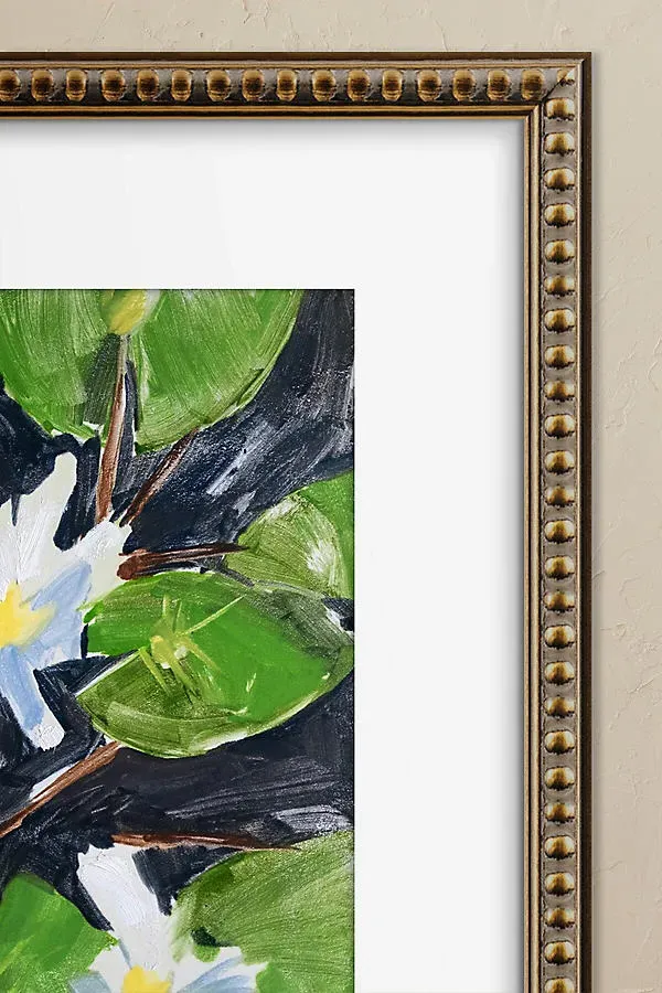 Lilies Framed Wall Art - White product