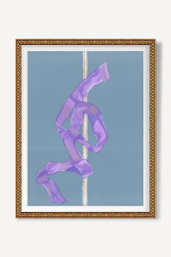 Looped One Wall Art - Purple product