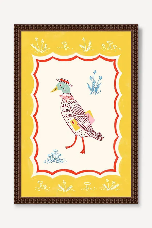 M. Philippe Mallard Sends a Letter Wall Art product