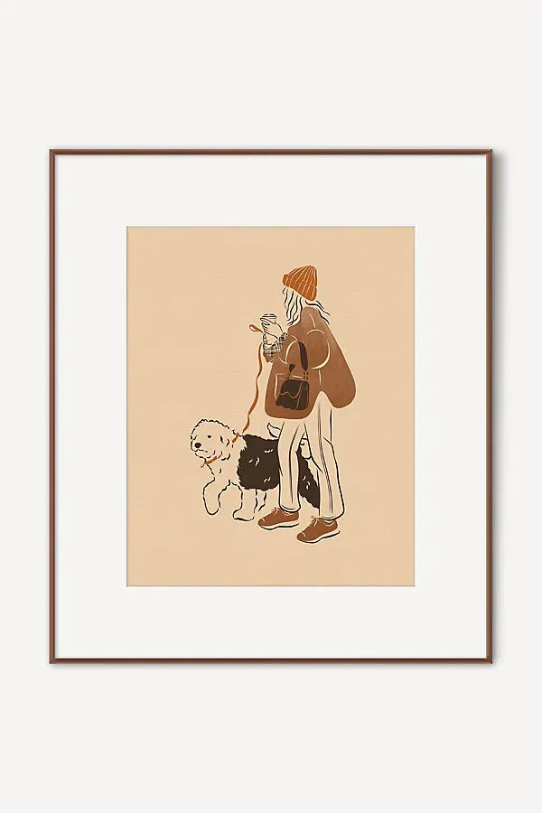 Mandy Tsou Latte Run Wall Art - Beige product