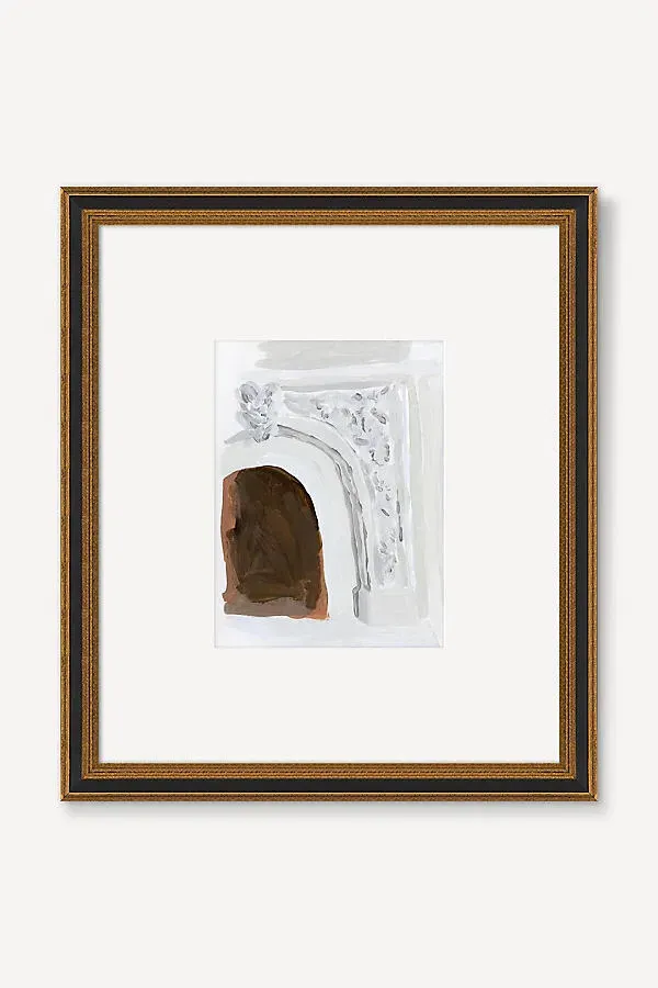Mantle Wall Art - White, Acrylic by Anthropologie
