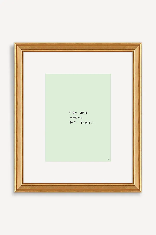 Melody Hansen You Are Worth My Time Wall Art product