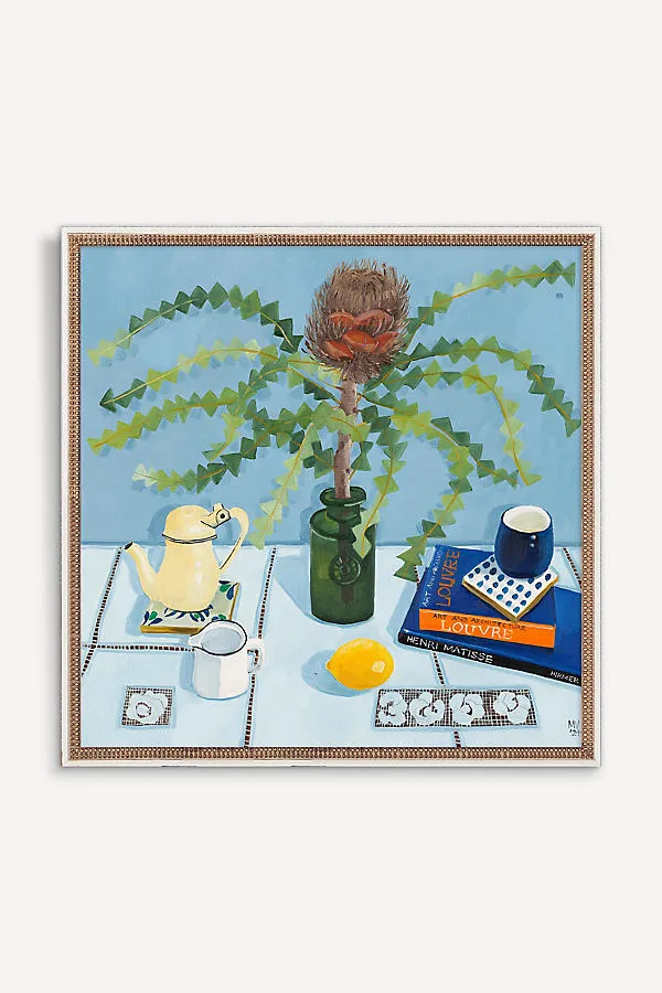 Milky Chai & Dreams of Paris Wall Art - Blue product