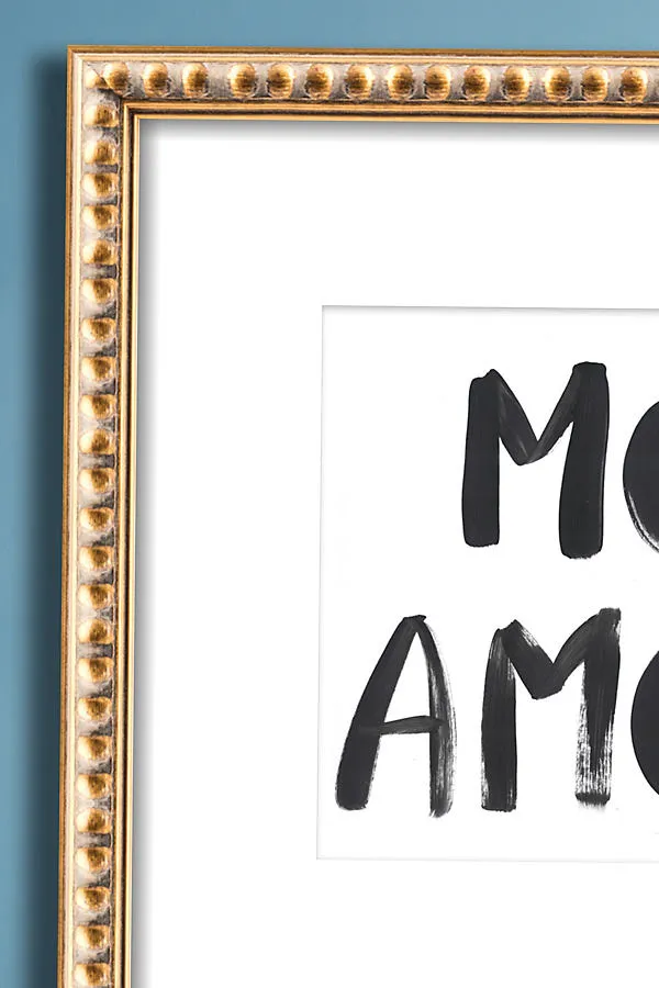 Mon Amour Wall Art - Gold product