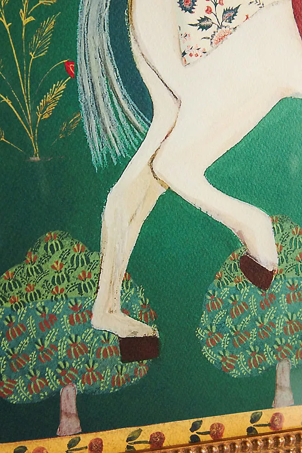My Persian Horse Wall Art - Green product