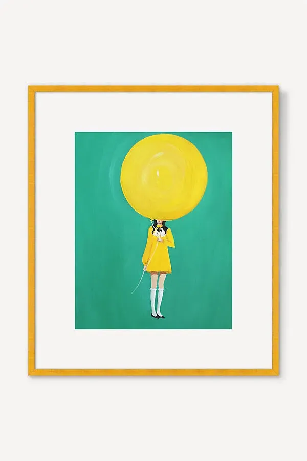 Nothing Is Happier Than A Yellow Balloon Wall Art product