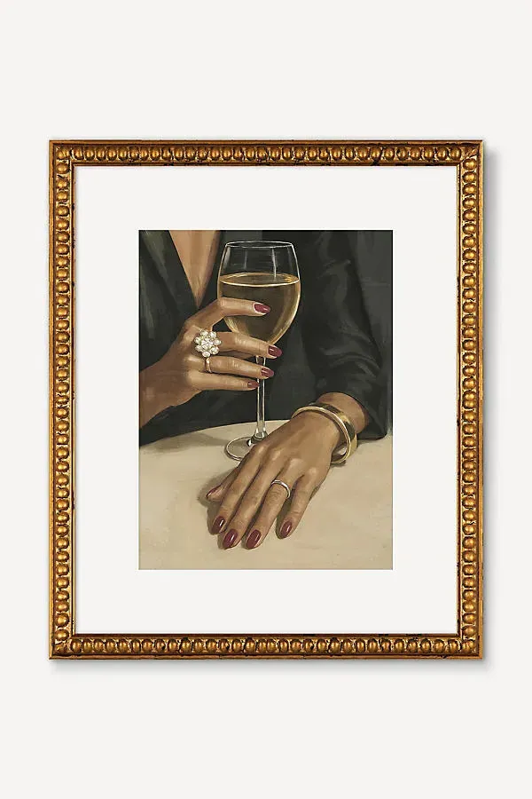 One Evening Framed Wall Art - Fine Art Paper, Wood by Anthropologie, alternate view