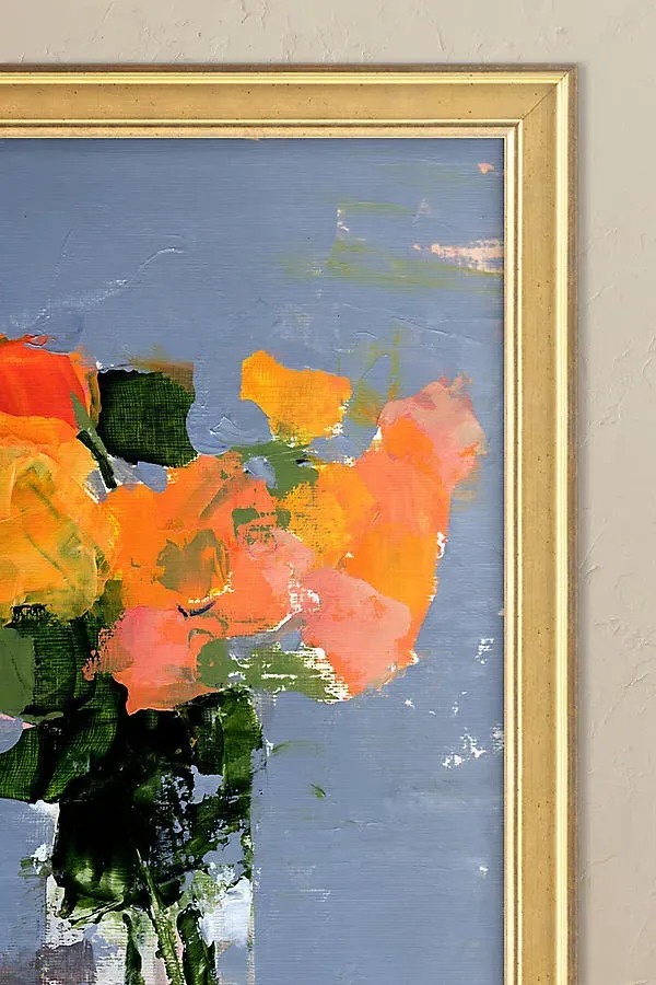 Pamela Munger Spring Floral Framed Wall Art - Orange product