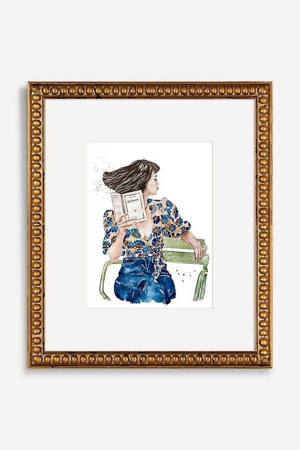 Parisienne With a Book Wall Art by Anthropologie
