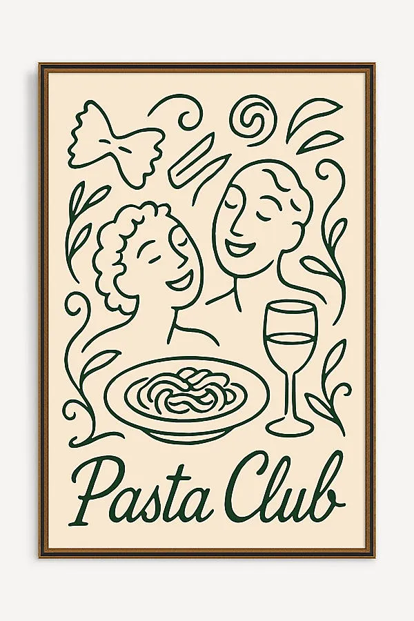 Pasta Club Wall Art product