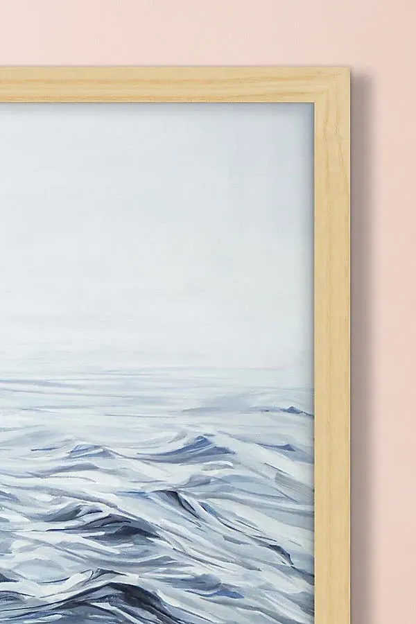 Pause Framed Wall Art - Blue product
