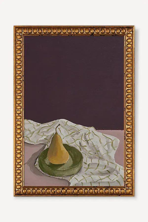 Pear and Linen II Wall Art - Purple, Acrylic by Anthropologie