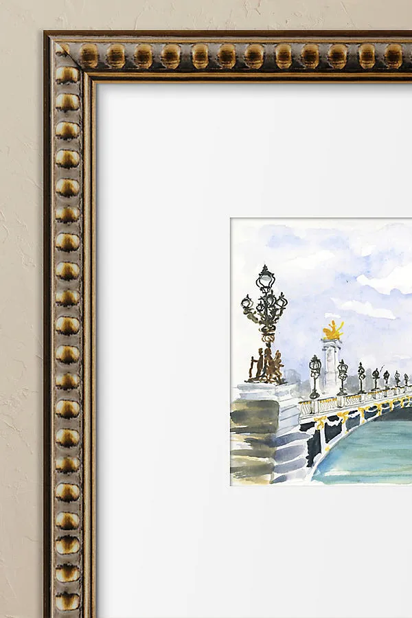 Pont Alexandre III Bridge Framed Wall Art - Blue product