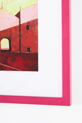 Shape of Cities Wall Art - Purple product