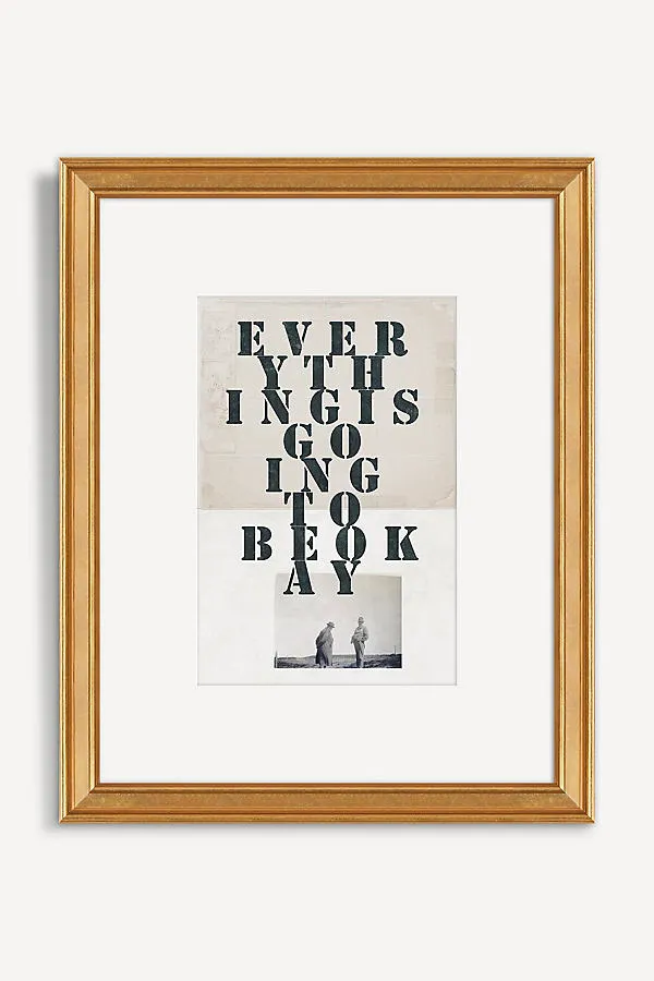 Sophie Klerk Everything Is Going To Be Okay Wall Art - Beige product
