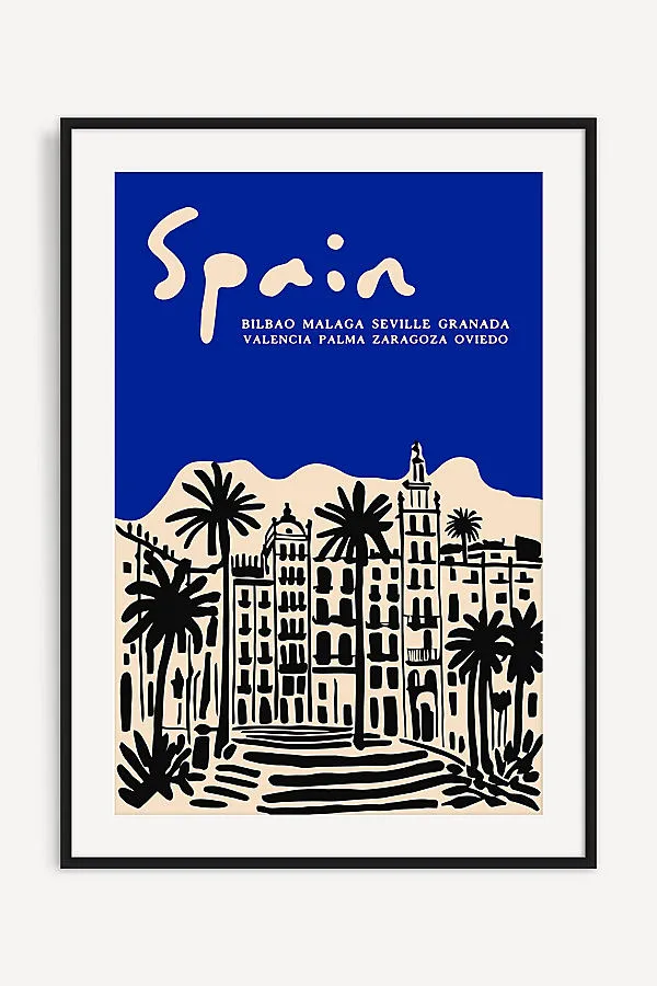 Spain Iconic Landmarks Wall Art product