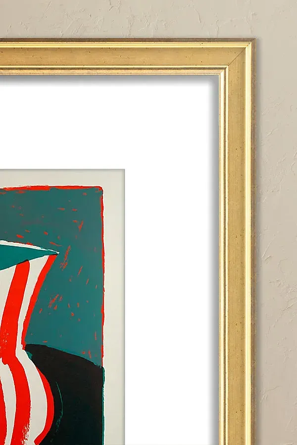 Stripy Jug by Naomi Munuo Framed Wall Art - Red product