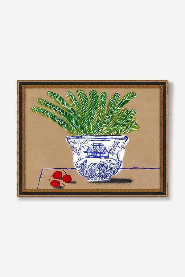 Susan Farrington Bowl and Berries Wall Art by Anthropologie