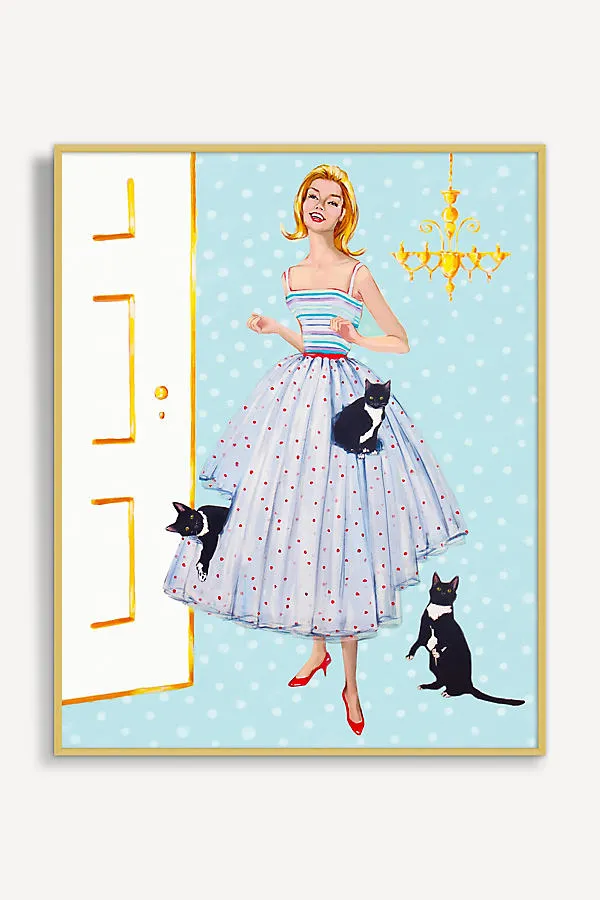 The Cat Couturier Wall Art product