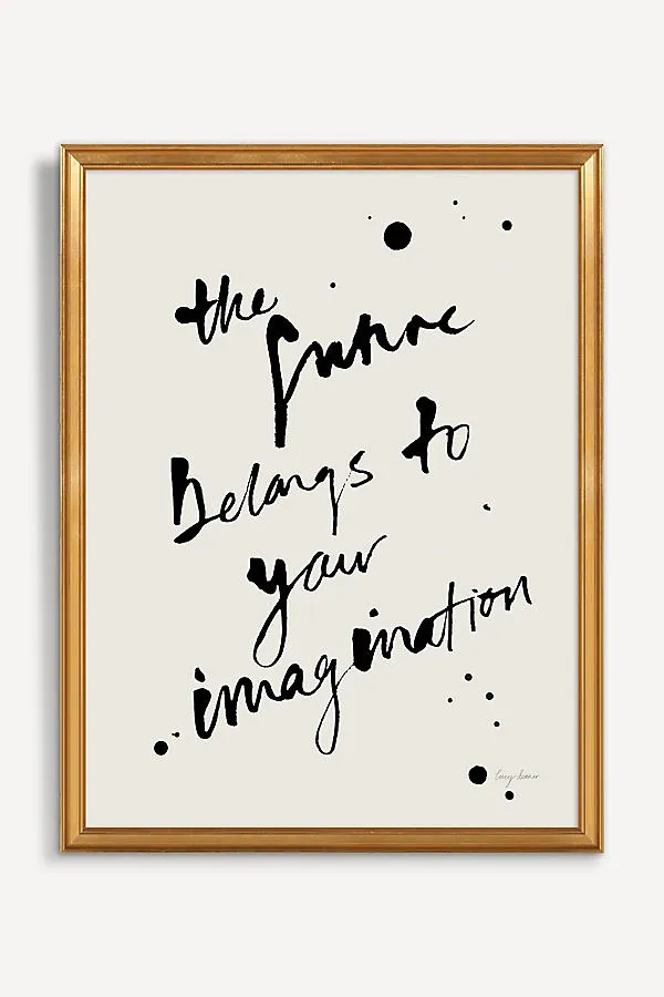 The Future Belongs To Your Imagination Wall Art product
