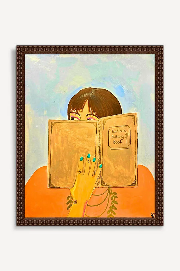 The Look Wall Art - Orange, Acrylic by Anthropologie