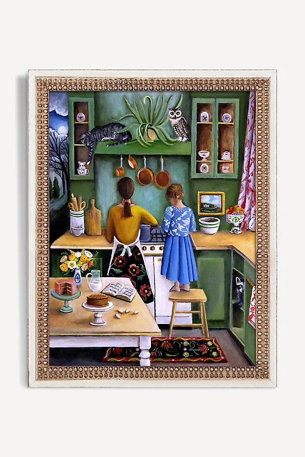 The Night Kitchen People Wall Art - Green, Acrylic product