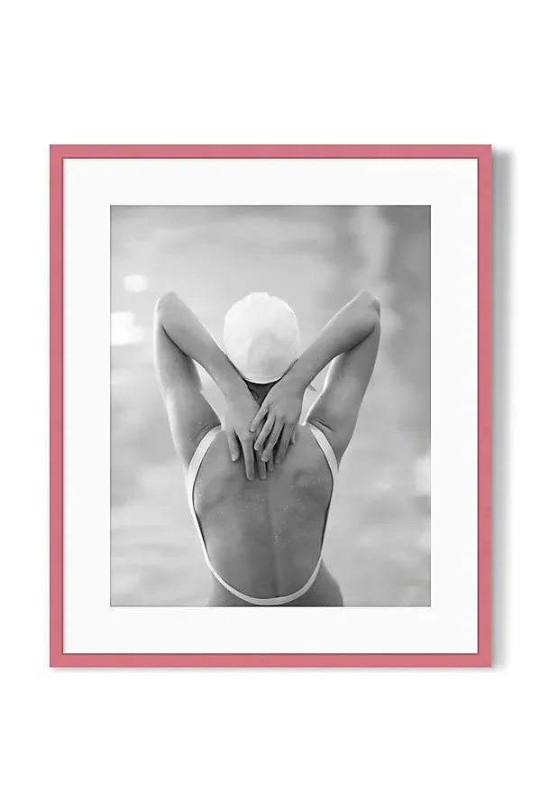 The Swimmer with a White Cap Wall Art by Anthropologie