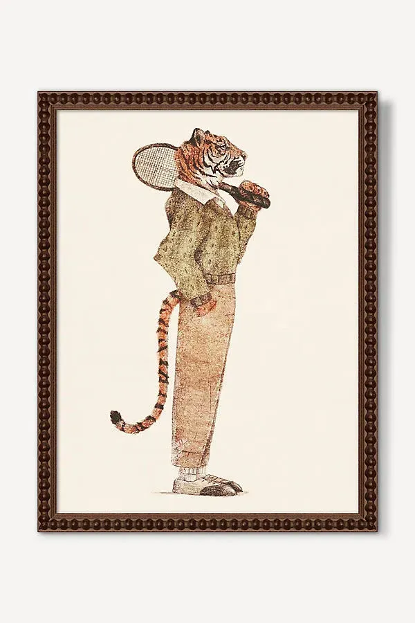 Tiger Tennis Club Wall Art - Beige product
