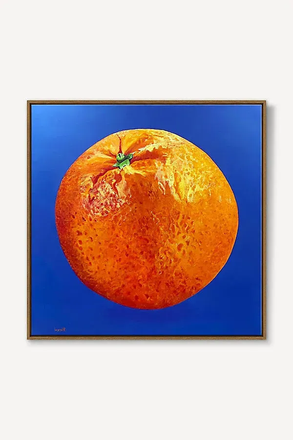 Tom Blood Big Orange Wall Art - Cotton product