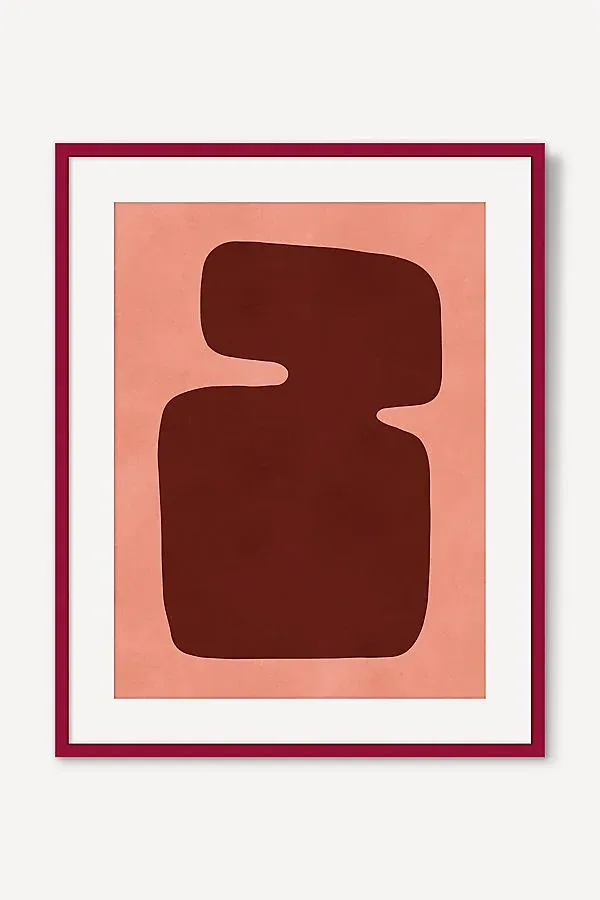 Vitor Costa Verticality Wall Art - Red product