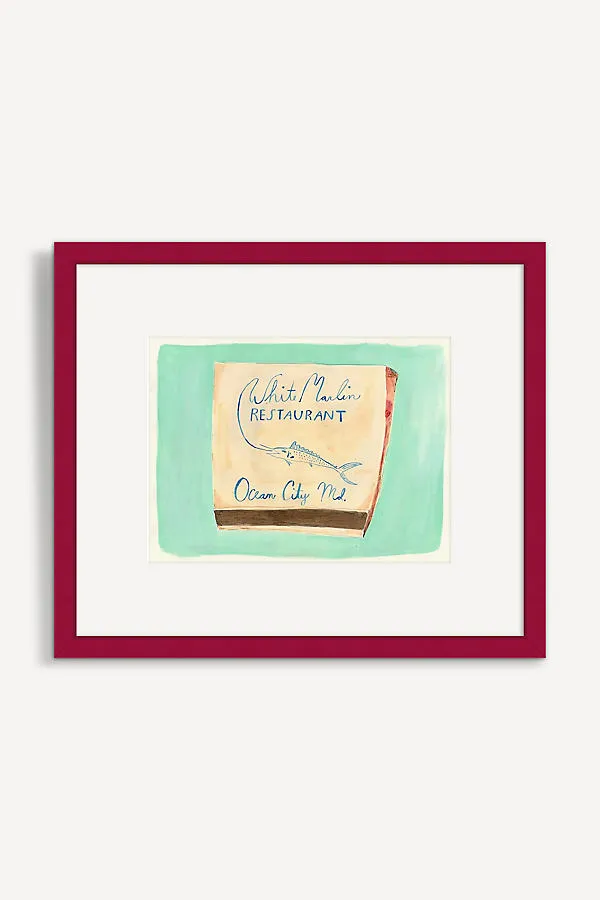 White Marlin Restaurant Wall Art product