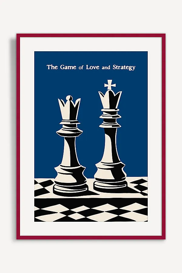 Wild Fever Studio Chess Wall Art - Blue product