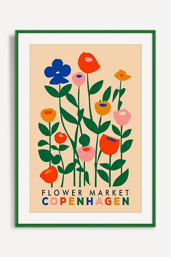 Wild Fever Studio Flower Market Copenhagen Wall Art product