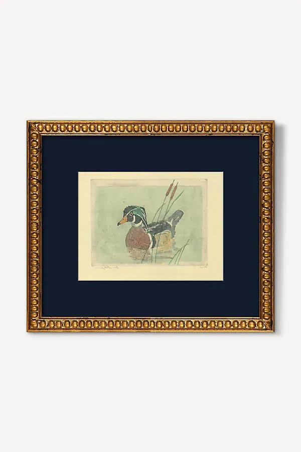 Wood Duck Wall Art - Black product