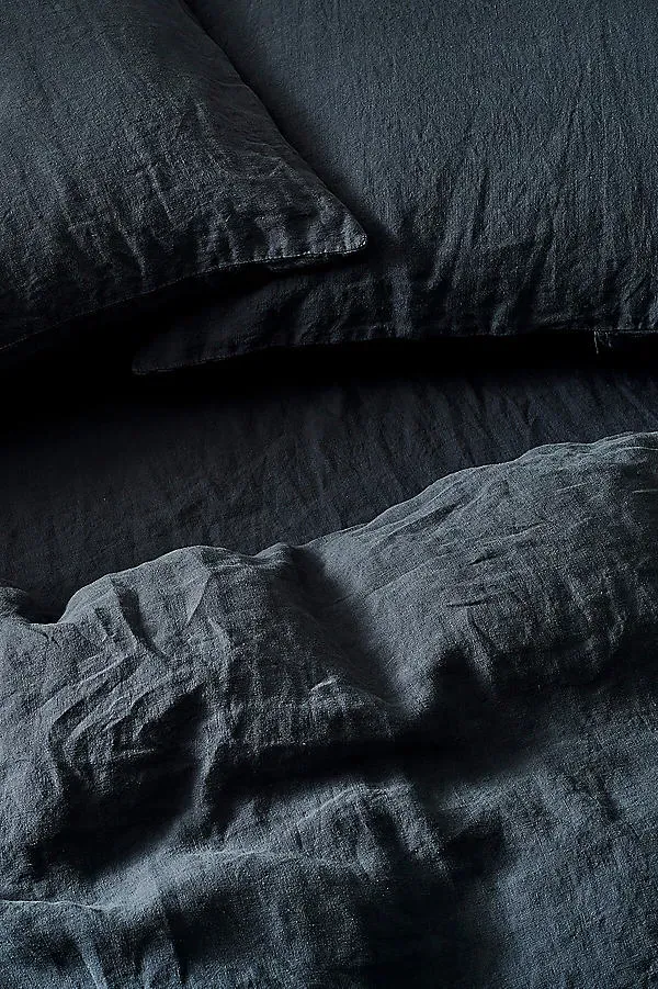 Linen Pillowcases Set of 2 - Ink Blue, Linen product